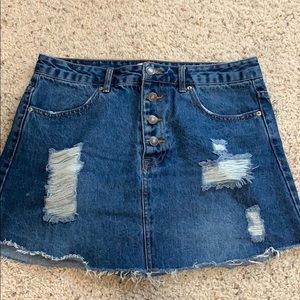 Jean skirt